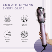 Winston 6 in 1 Hair Blow Brush Multi Styler - Purple