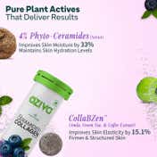 Oziva Phyto Ceramides+ Collagen Builder - Blueberry Flavour (15 Effervscent Tablets)