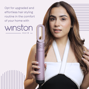 Winston 6 in 1 Hair Blow Brush Multi Styler - Purple