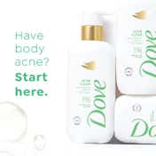 Dove 1% Salicylic Acid Formula Acne Clear Serum Body Wash, (300ml)