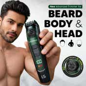 LetsShave Beard, Body & Head Fully Waterproof Trimmer with 20 Settings