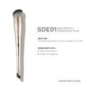 PAC SDE 01 Base Perfecto Multipurpose Brush - Dual Ended Ergonomic Design Ultra Soft Bristles (1 pc)