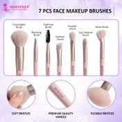 Majestique 7-Piece Makeup Brush Set - Pink (7 pcs)