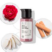 Brillare Rose Powder Face Wash for Younger Looking Skin with Sandalwood and Coconut (15 g)
