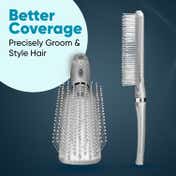 Vega Flat Hair Brush for Women & Men Detangling Brush for Reducing Breakage Daily Styling (R8-FBS)