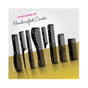 Vega General Grooming Hair Comb for Men and Women Black Handmade (HMBC-113) (20 g)