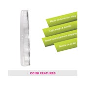 Vega Graduated Dressing Hair Comb India's No.1 Hair Comb Brand for Men and Women (AC-05) (27 g)