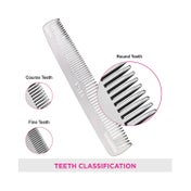 Vega Graduated Dressing Hair Comb India's No.1 Hair Comb Brand for Men and Women (AC-05) (27 g)