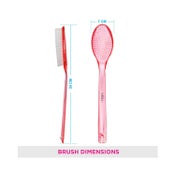 Vega Bath Body Brush with Long Handle for Men & Women Exfoliating Brush for Deep Cleansing (BA-1/3)