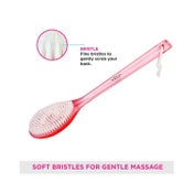 Vega Bath Body Brush with Long Handle for Men & Women Exfoliating Brush for Deep Cleansing (BA-1/3)