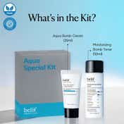 Belif The Aqua Special Kit Aqua Bomb Gel Moisturizer and The Moisturizing Bomb Milky Toner (2 pcs)