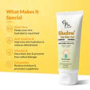 Fixderma Shadow Sun Burn Gel with 20% Aloe Vera Gel & Vitamin E Sunburn Cream for Face (75 g)