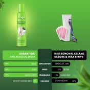 Urban Yog Hair Removal Cream Spray For Women Aloe Vera (200 ml)