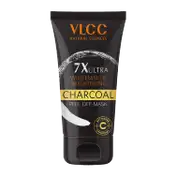 VLCC 7X Ultra Whitening & Brightening Charcoal Peel Off Mask (100g)