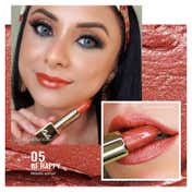 Oulac Metallic Shine Lipstick - 05-Be Happy (4.3 g)