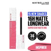 Maybelline New York Super Stay Matte Ink Liquid Lipstick - 125 Inspirer (5 ml)