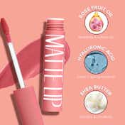 Character Meltz Matte Lip Liquid Lipstick - CRM008 Peach Tea (3.5 ml)