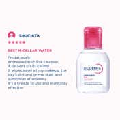Bioderma Sensibio H2O Dermatological Micellar Water - Makeup Remover Prevents Clogged Pores (100 ml)