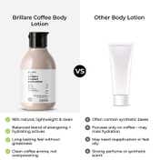 Brillare Coffee & Coconut Body Lotion for Energized & Moisturised Skin (200 ml)
