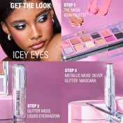 Makeup Revolution Metallic Muse Glitter Muse Eyeshadow - Silver (3.5 ml)