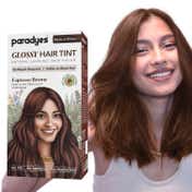 Paradyes Semi-Permanent Glossy Hair Tint Cream Color - Espresso Brown (160 g)