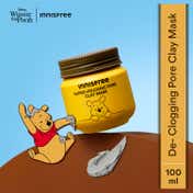 Innisfree Super Volcanic Pore Clay Mask – Cleanses Pores & Controls Oil, Pooh Edition (100 ml)