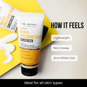 Dr. Sheth's Haldi & Hyaluronic Acid Sunscreen 50+ PA+++ (80g)
