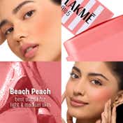 Lakme 9to5 Hya Beach Edit SPF Blush, Creamy Texture,Travelfriendly,Dewy Finish - Beach Peach (8.6 g)