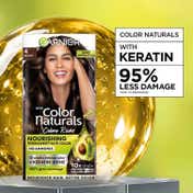 Garnier Color Naturals Creme Riche Hair Color - 4 Brown (70ml+60g)