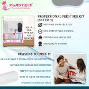 Majestique Complete Foot Care Kit with Callus Remover & Foot Filer (5 pcs)