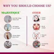 Majestique Foldable Handheld Makeup Mirror