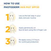 Bioderma Photoderm AKN Mat SPF 30 PA+++ Sunscreen for Oily & Acne-Prone Skin, In Vivo Tested (40ml)