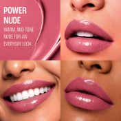 Lakme 9To5 Hya Glam Plump+Shine Clickstick, Hyaluronic Acid & Ceramides - Power Nude (2.1 g)
