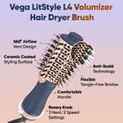 Vega LitStyle L4 Volumizer Hair Dryer Brush For Women (VHSD-04)