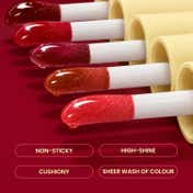 Foxtale Plumping Ceramide Lip Balm for Hydrated & Smooth Lips with Gloss Finish - Guava (3.5 ml)