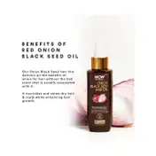 WOW SKIN SCIENCE Onion Black Seed Hair Oil (200ml)