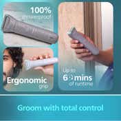 Philips BG3470/15 Body & Intimate Grooming Trimmer for Men - Grey