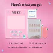 RENEE Stick On Nails - Cat Eye Nail 06 (Pack of 30)
