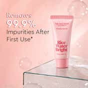 The Face Shop Rice Water Bright Foaming Cleanser Best Korean Face Wash for Even Tone Skin (50 ml)