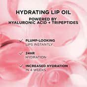 L'Oreal Paris Plump Ambition Hyaluron Lip Oil For Fuller, Bouncier Lips - 490 Berry Jolie (5 ml)