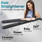 Vega Miss Versatile Styling Set Straightener, Curler & Dryer Gift Combo for Women Black (VHSS-03)