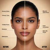 PAC Pro Finish Full Coverage Foundation Matte Finish Sweatproof Waterproof - PF Deep 300 (60 ml)