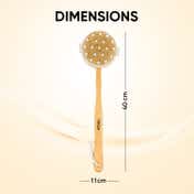 Vega Bristle Bath Brush with Massager (NBA 1-2) (207 g)