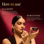 LoveChild Masaba Batua Pocket Lipstick Rich Satin Finish - Barfi Wine (4 g)