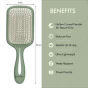 Ikonic Me Eco Paddle Brush IKM-1920 - Jade Green