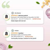 Customer Reviews - Mamaearth Onion Shampoo with Plant Keratin for Hair Fall Control (180 ml)