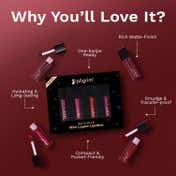 Pilgrim Matte Me Up! Mini 4 In 1 Liquid Lipstick - Bold Mistress (4 pcs)