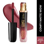 Faces Canada Comfy Matte Wow One Swipe Application Liquid Lipstick - Pink Petal 02 (3.8 ml)