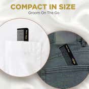 Vega Handcrafted Pocket Comb for Hair Styling for Men & Women (HMBC-126)