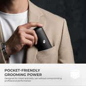 VGR V-932 Pocket Hair & Beard Trimmer for Men 600mAh Battery 120-Min Runtime LED Display
